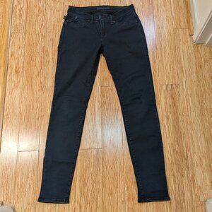 Women's Rock & Republic Kashmiere Midrise Skinny Jeans Size 6M Black